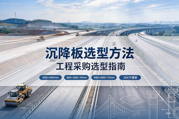 新兴沉降板选择方法