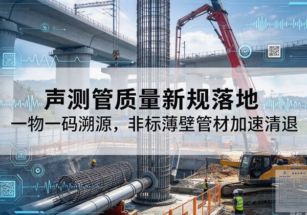 新兴声测管质量新规落地，一物一码溯源，非标薄壁管材加速清退